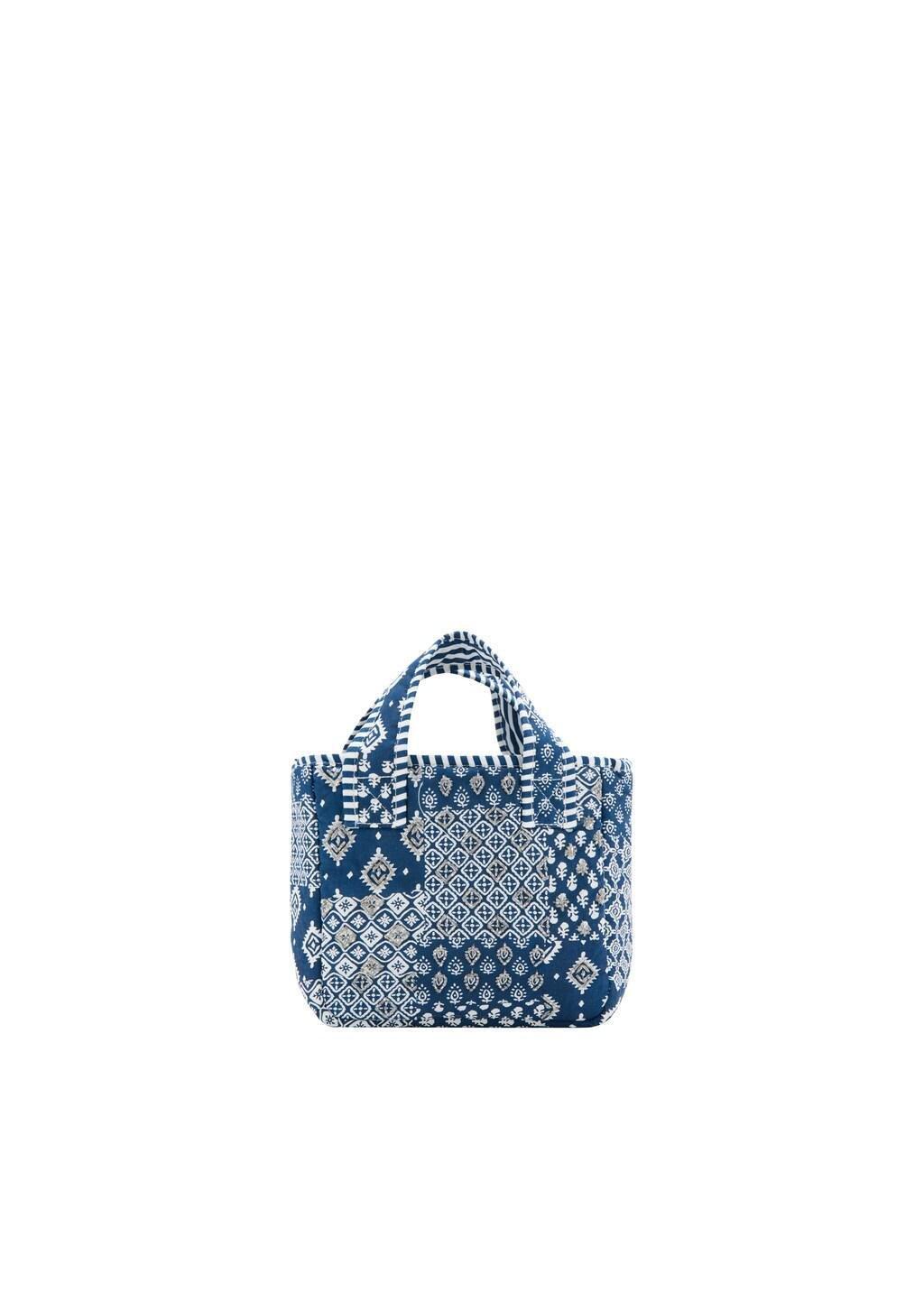 Navy Printed Mini Bag, Kids Girl, Navy, large image number 2