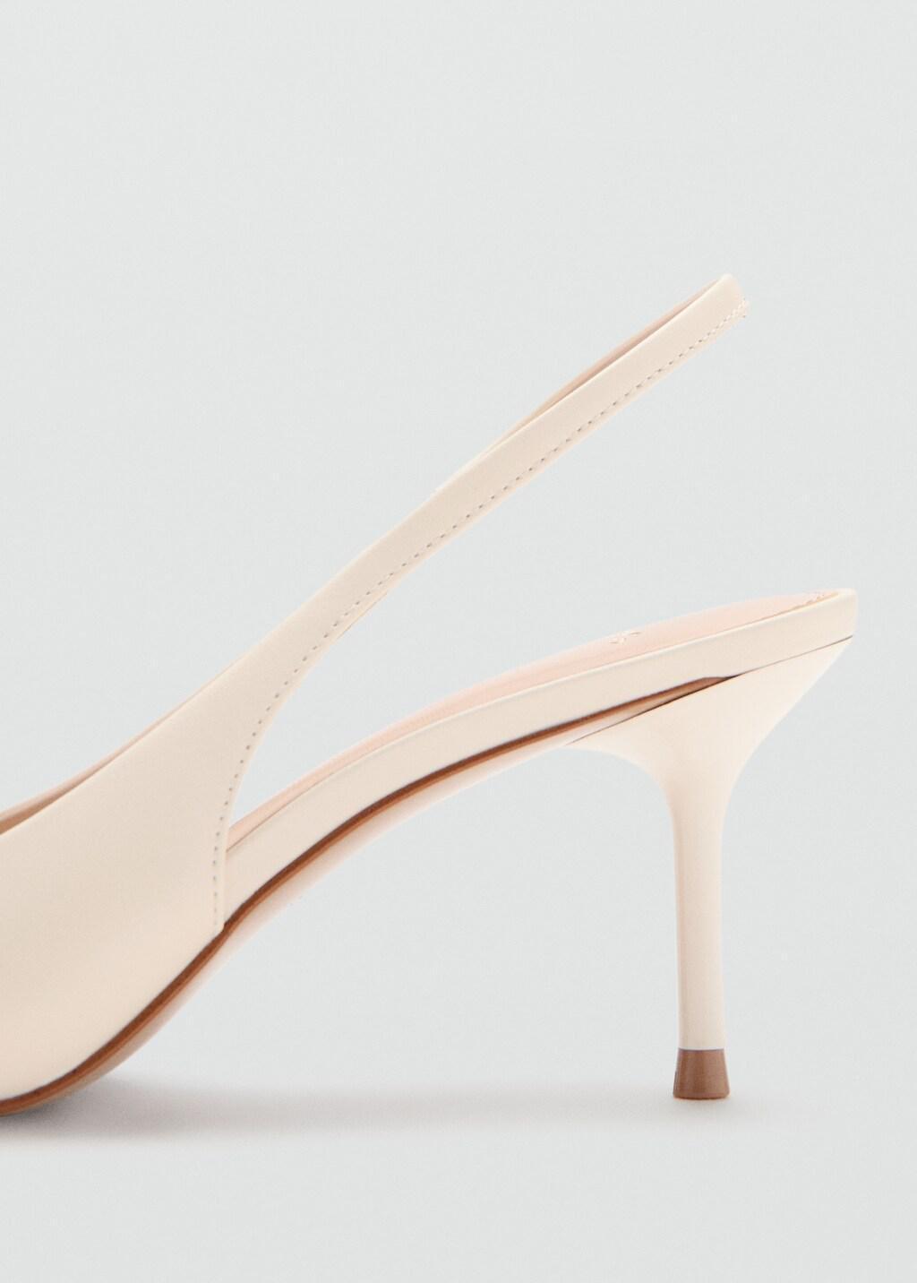 Beige Patent Heeled Shoes, 0201_05, medium