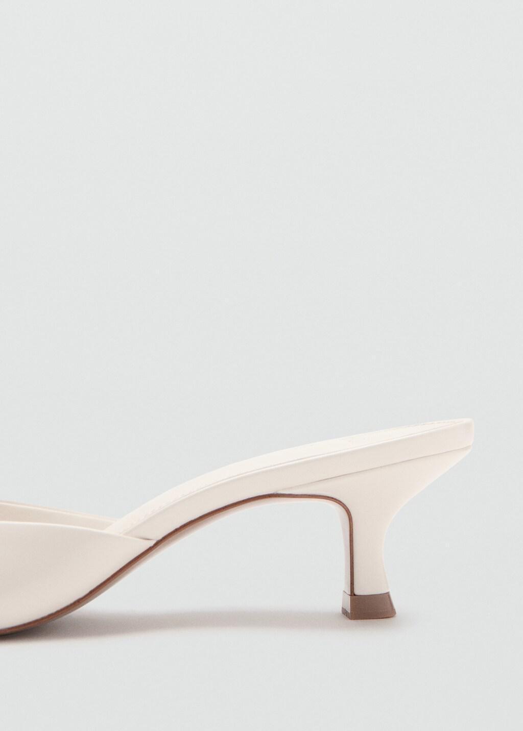 Beige Kitten Heel Sandals, Light Beige, large image number 1