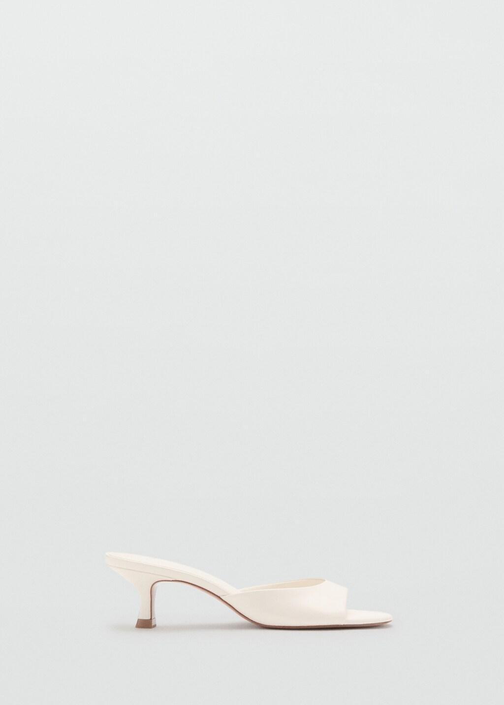 Beige Kitten Heel Sandals, 0201_05, large image number 3