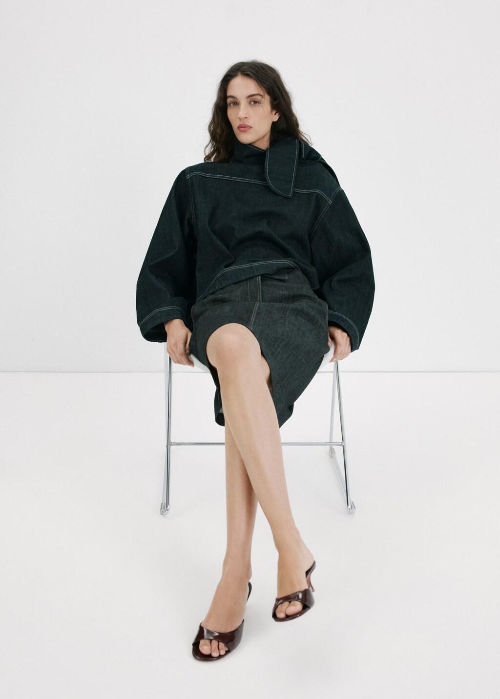 Brown Kitten Heel Sandals, Dark Brown, medium