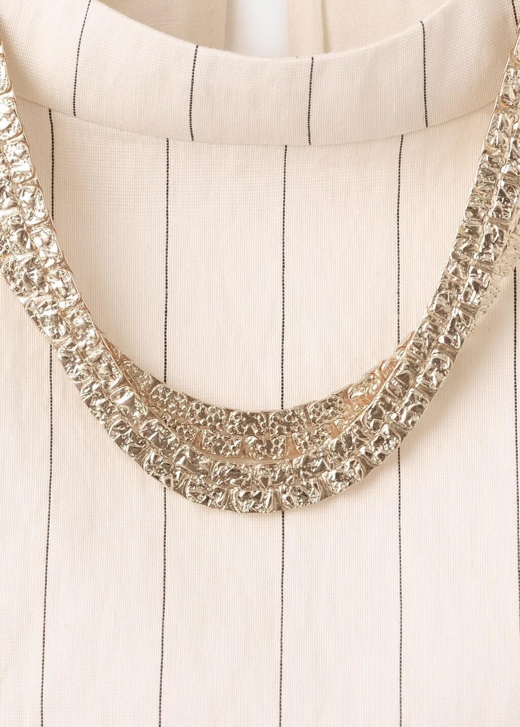 Cream Chain Detail Top, 0201_02, large image number 5