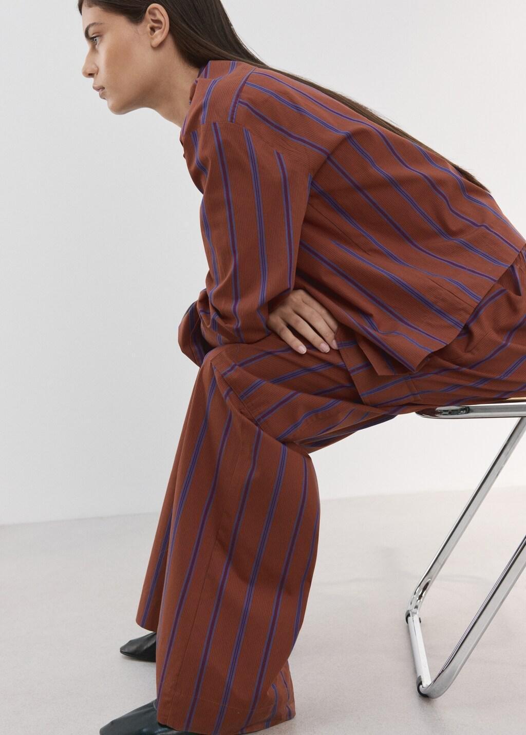 Orange Cargo Trousers With Lateral Pockets, Rust - Copper, large image number 4