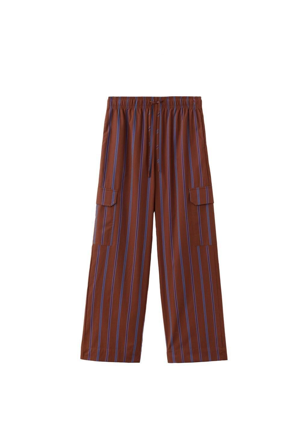 Orange Cargo Trousers With Lateral Pockets, Rust - Copper, large image number 6