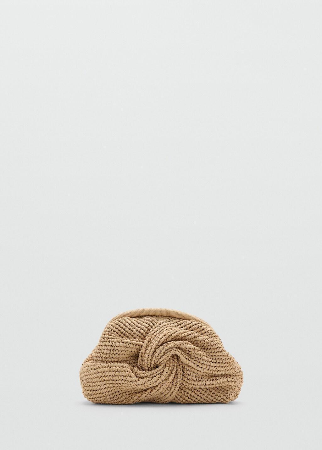Beige Natural Fibre Handbag, 0201_08, large image number 3