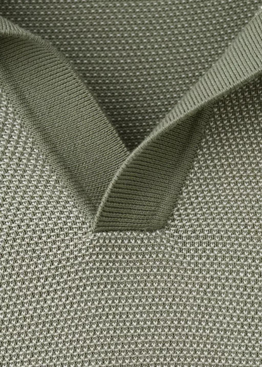Green 100% Cotton Jersey Polo Shirt, 0201_48, large image number 1