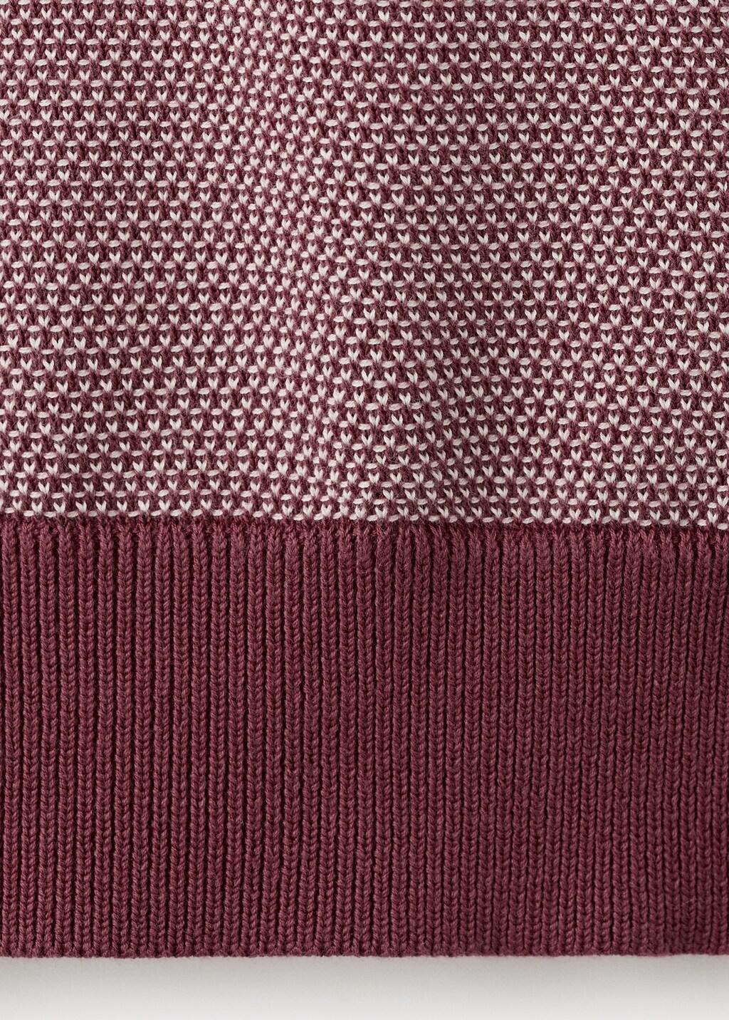 Purple Cotton Jersey Polo Shirt, 0201_66, large image number 5