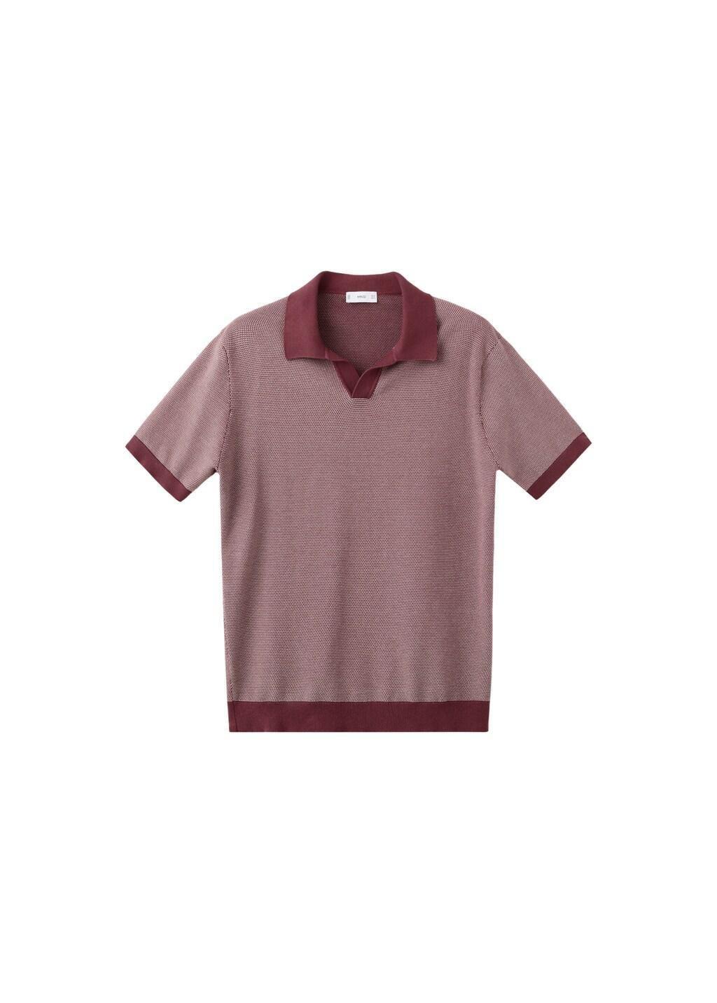 Purple Cotton Jersey Polo Shirt, 0201_66, large image number 6