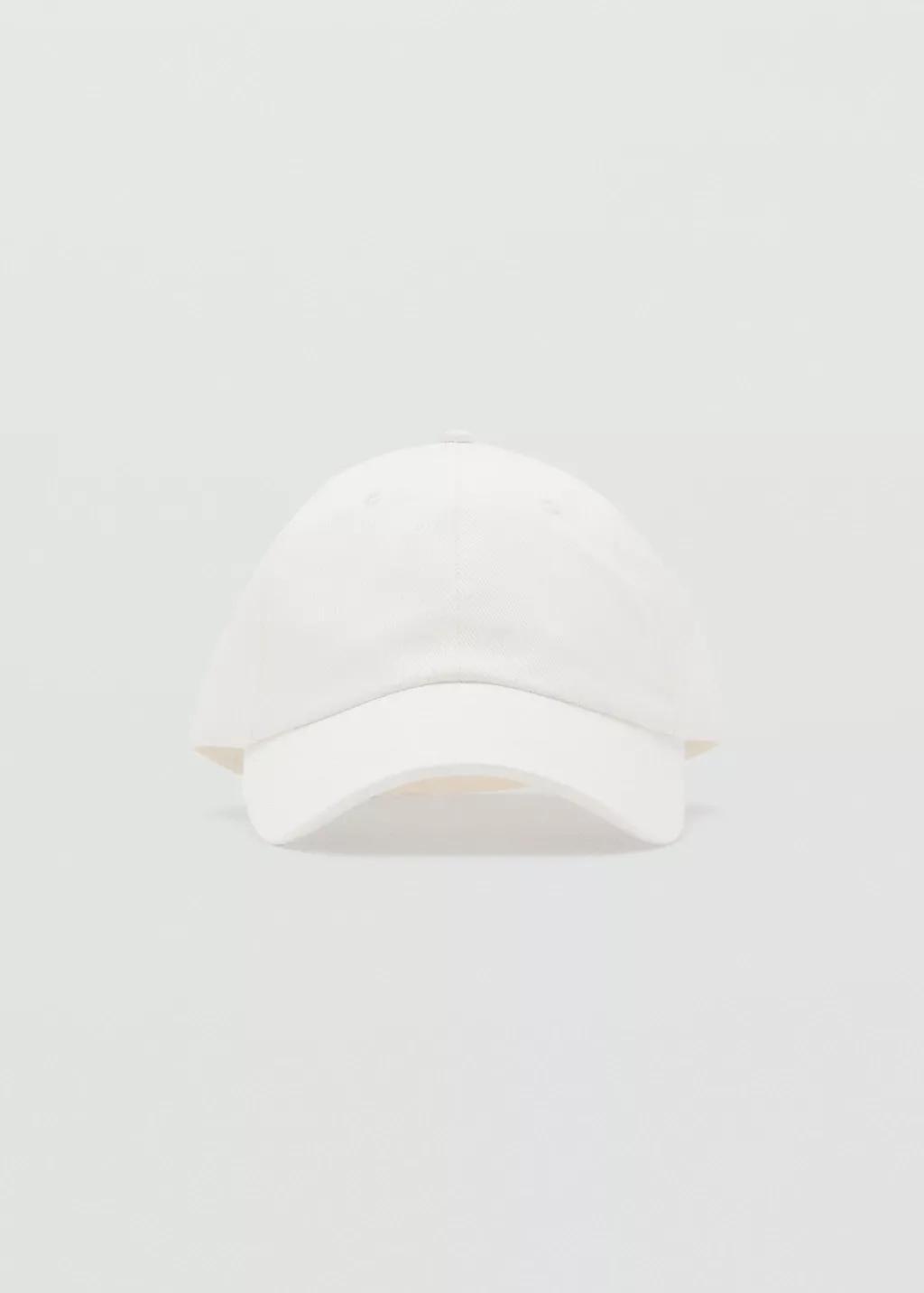 Beige Denim Cap, Light Beige, large image number 0