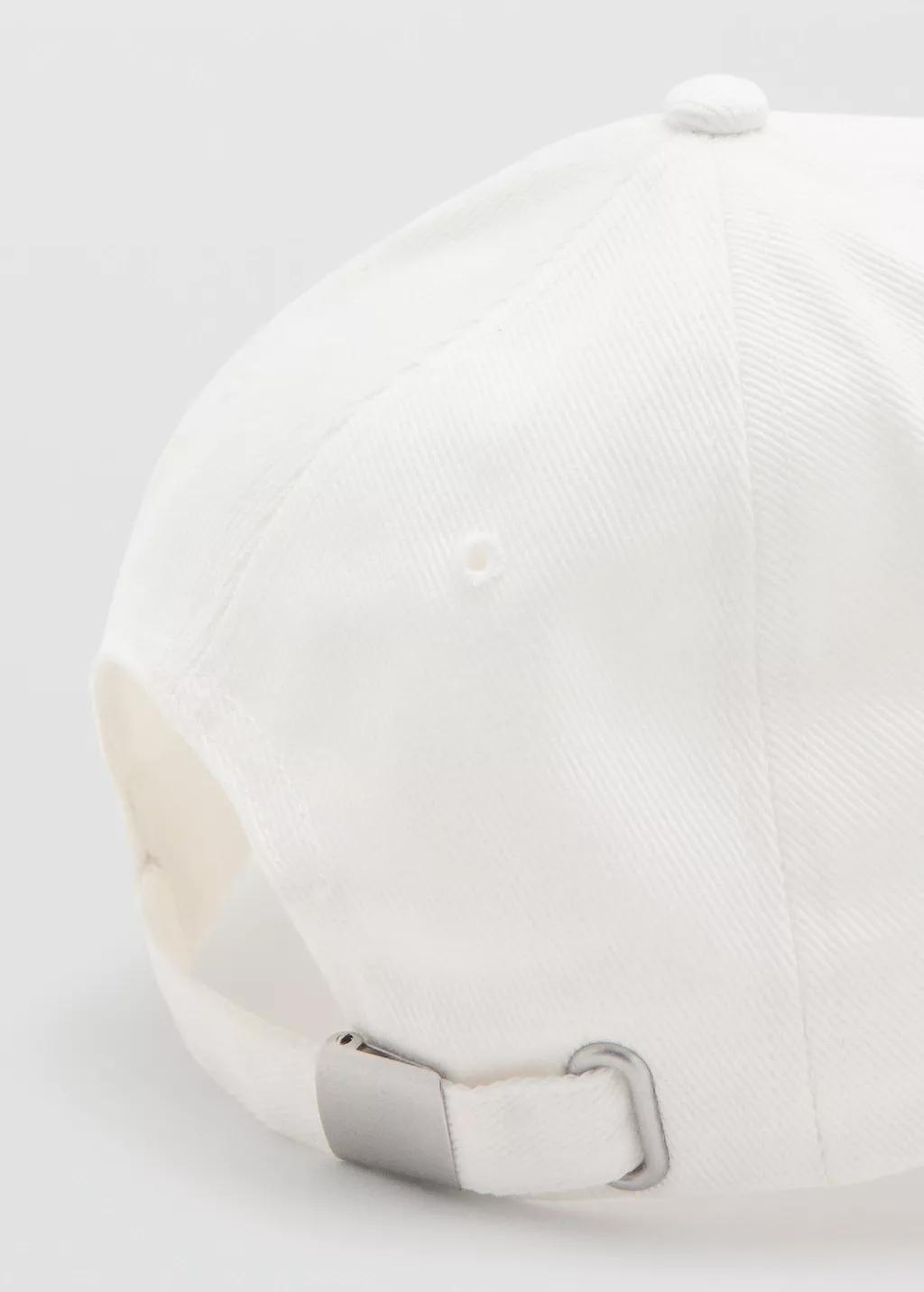 Beige Denim Cap, Light Beige, medium