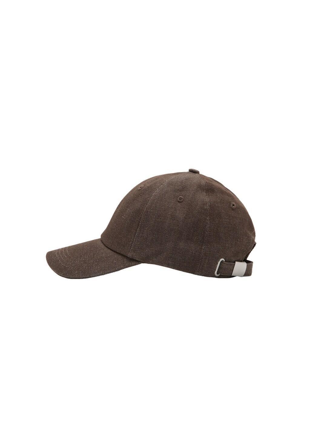 DARK BROWN Denim cap, Dark Brown, large image number 2