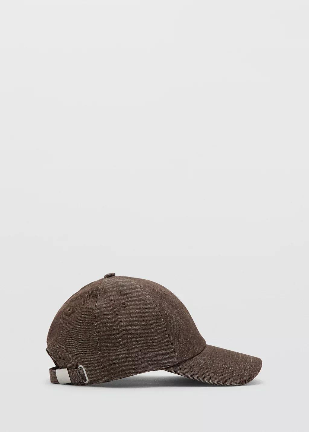 DARK BROWN Denim cap, Dark Brown, large image number 3
