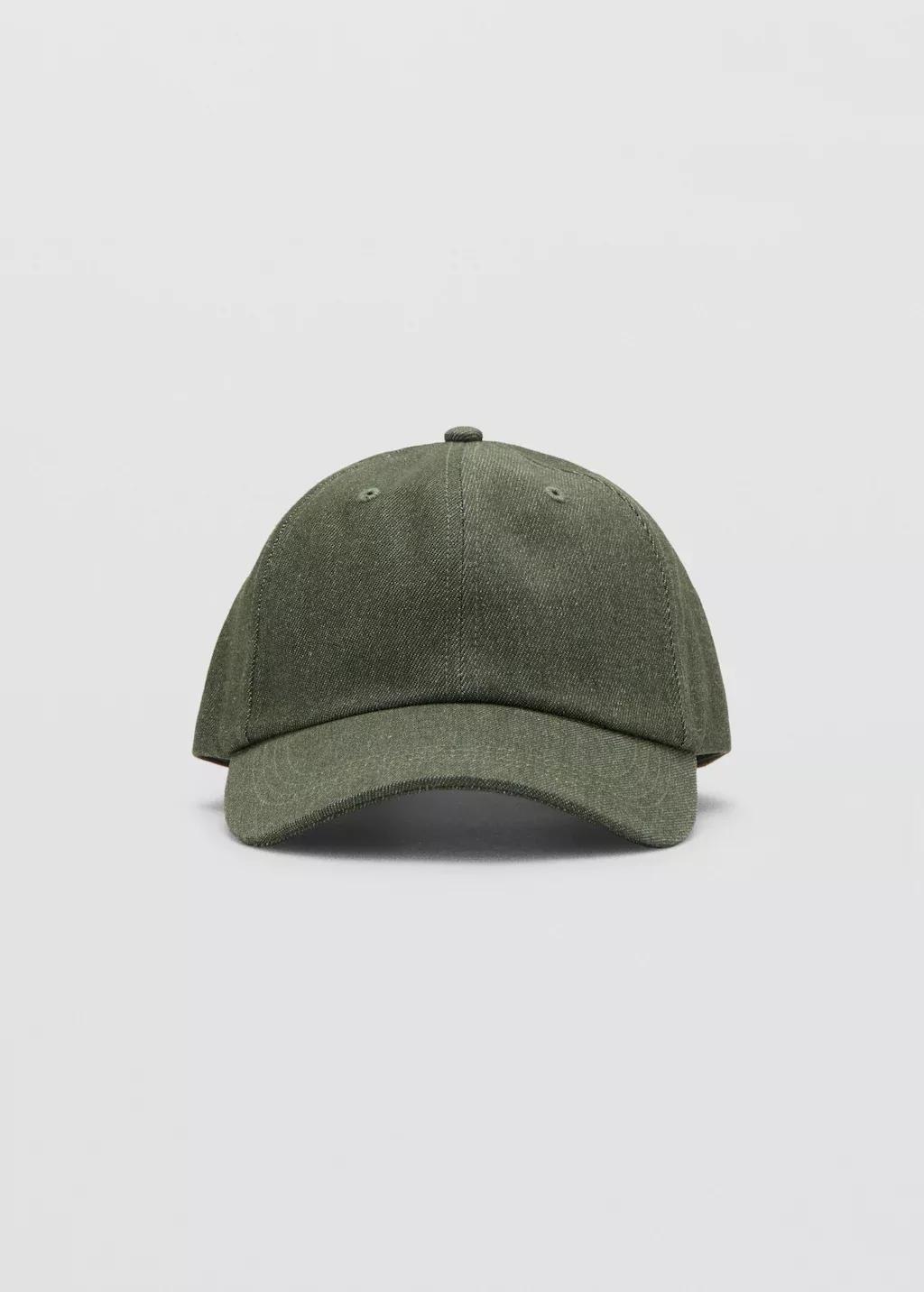 BEIGE - KHAKI Denim cap, Beige - Khaki, medium