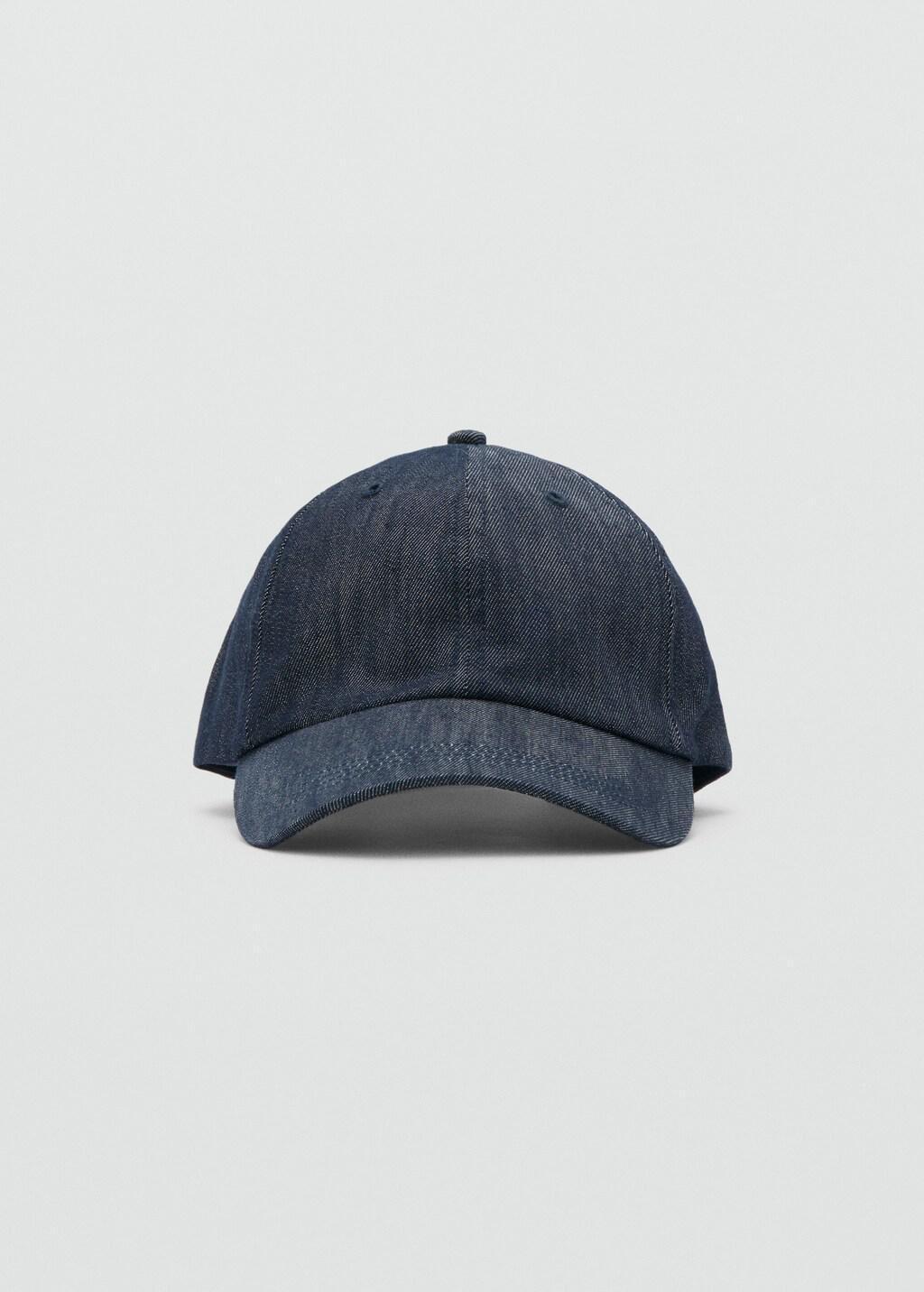 Blue Denim Cap, Medium Blue, large image number 0