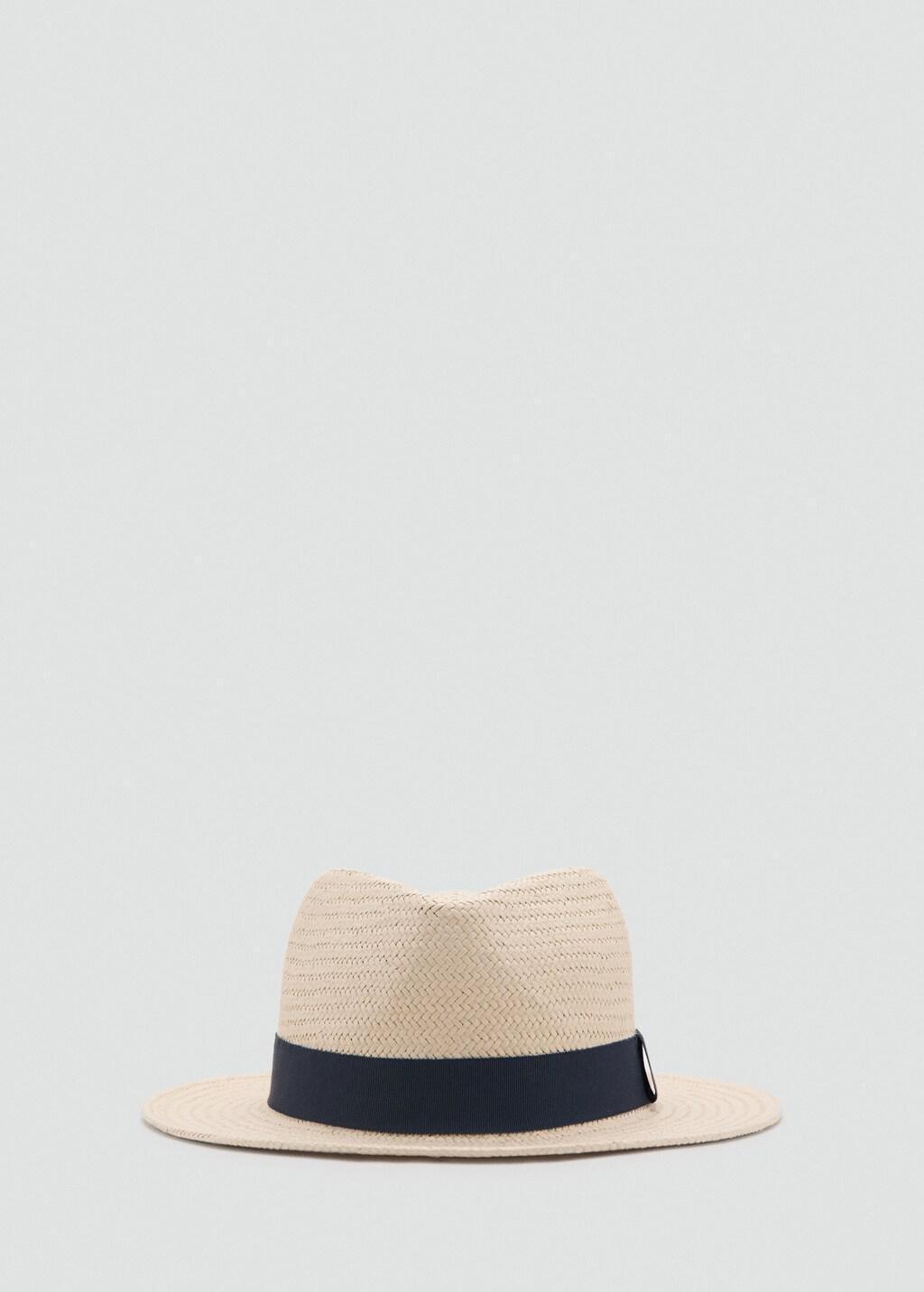 Beige Natural Fiber Bow Hat, 0201_05, large image number 1