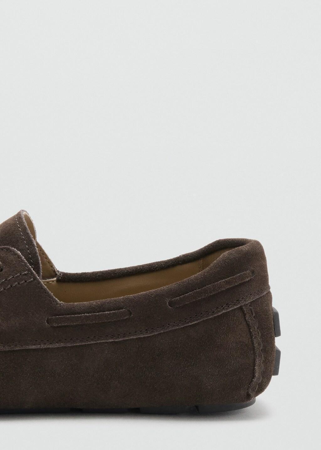 Brown Driver Shoe With Laces, 0201_30, large image number 2