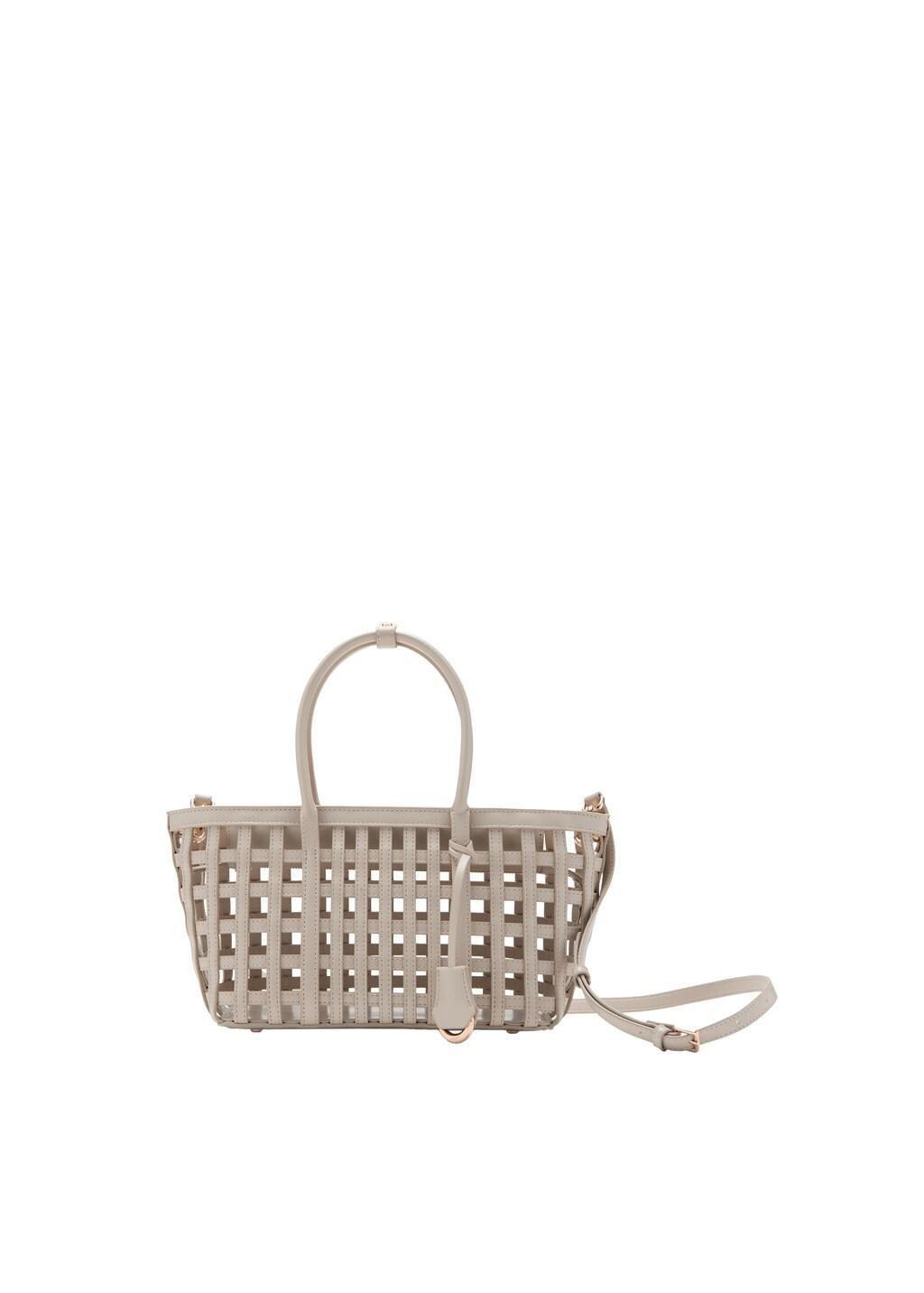 White Braided Handbag, 0201_02, large image number 2