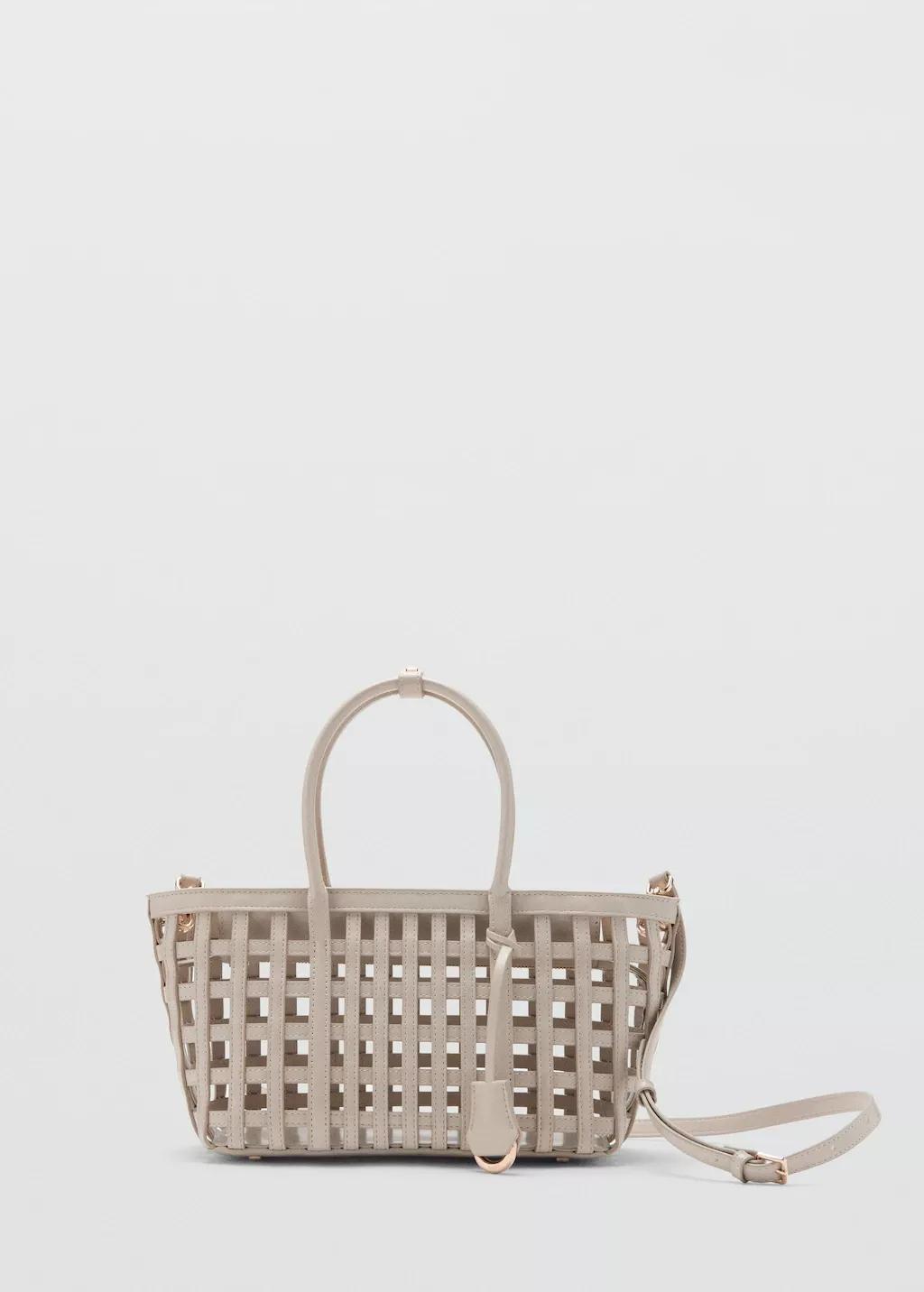 White Braided Handbag, 0201_02, large image number 3