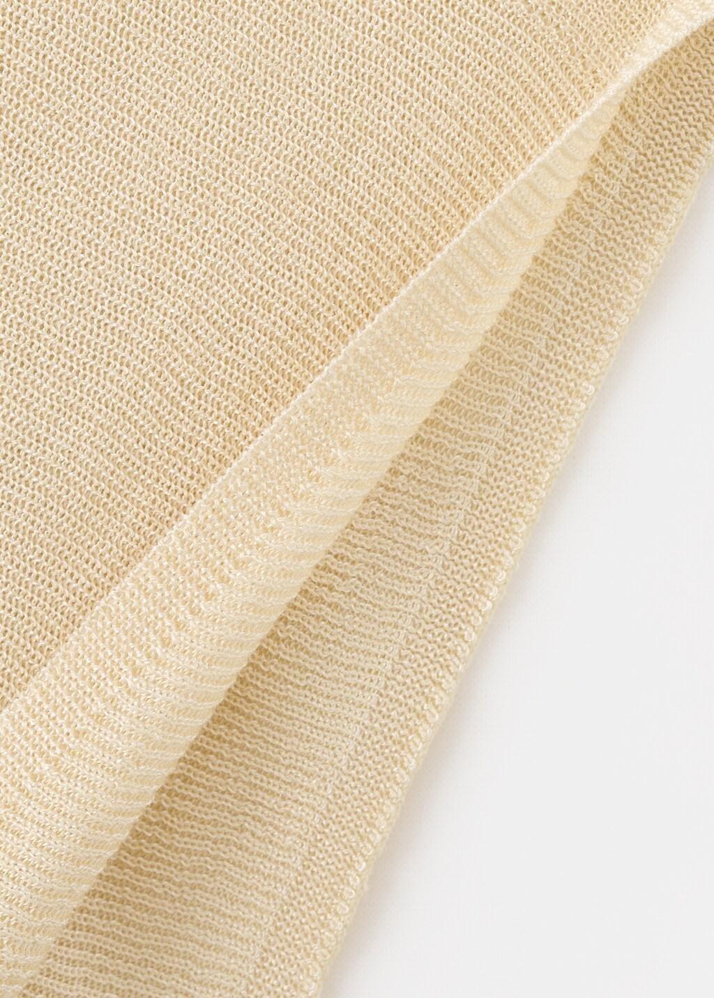 Yellow Asymmetrical Knitted Cape, Yellow, large image number 0