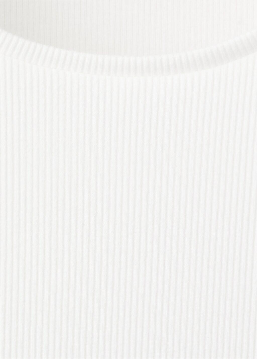 White Short-Sleeve Studded T-Shirt, 0201_01, large image number 4