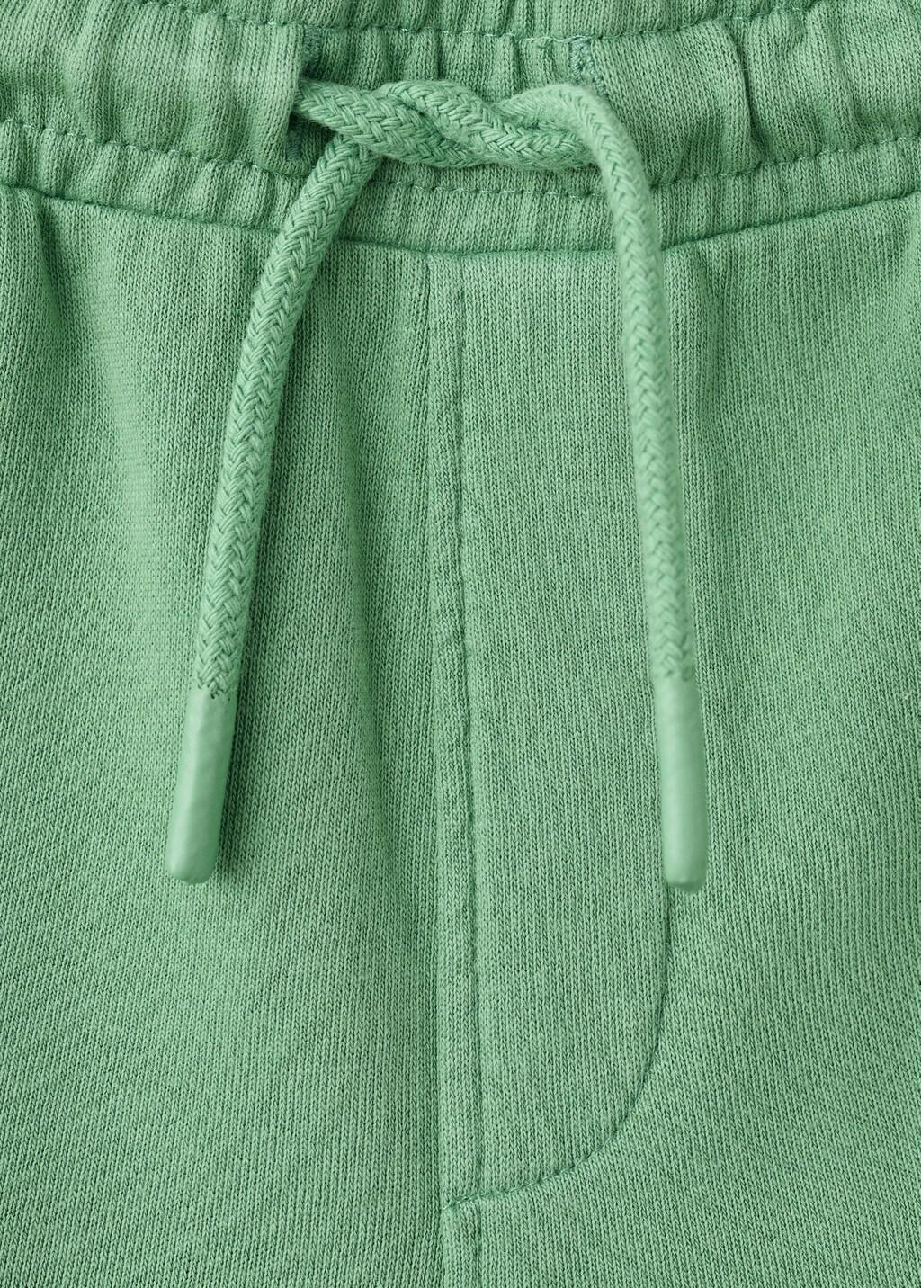 Green Sport Bermuda Shorts, Kids Boy, Green, large image number 0