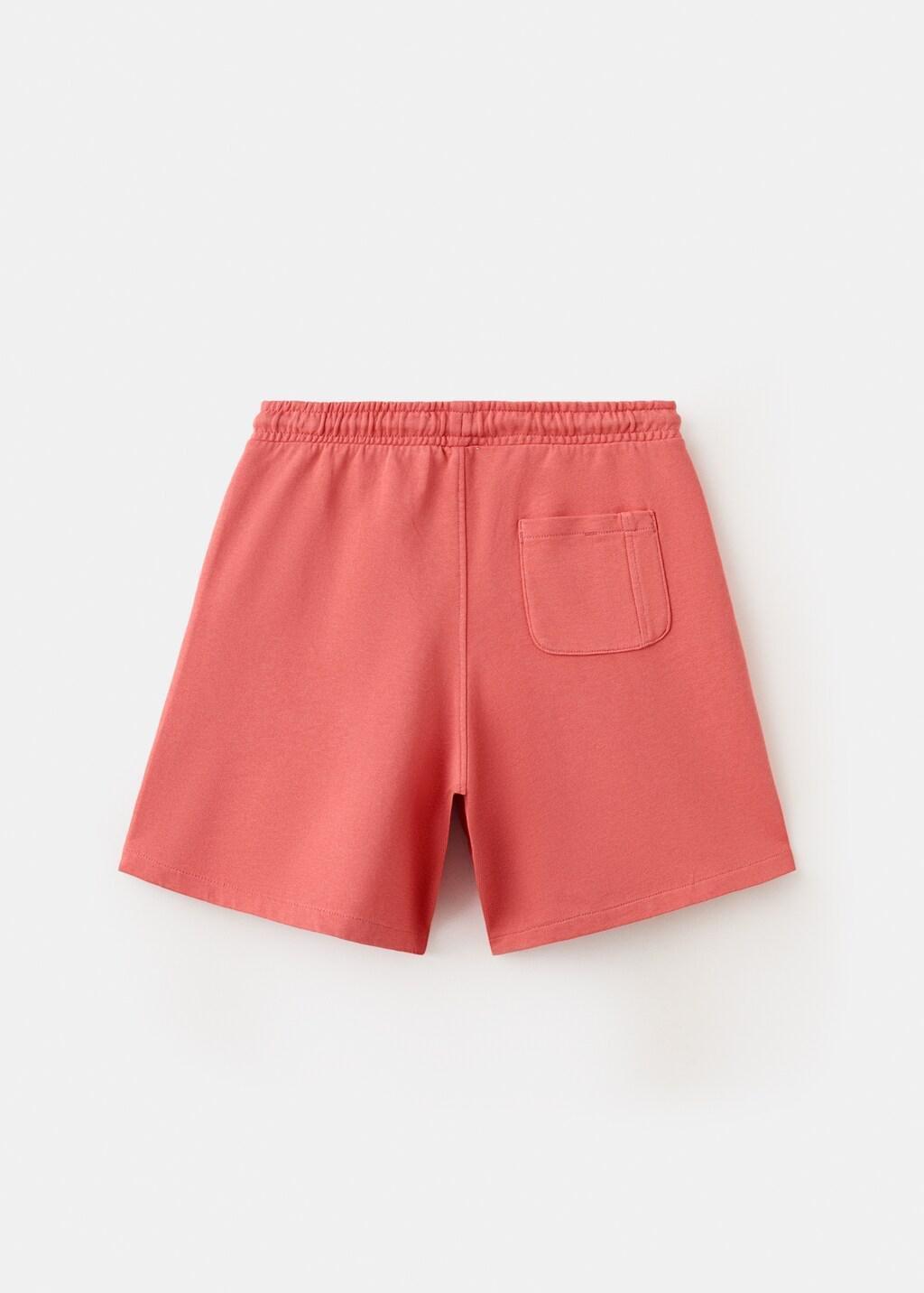 Red Sport Bermuda Shorts, Kids Boy, 0201_87, large image number 1