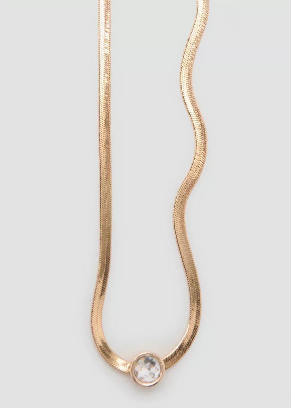 Gold Beaded Chain Belt, Gold, large image number 0