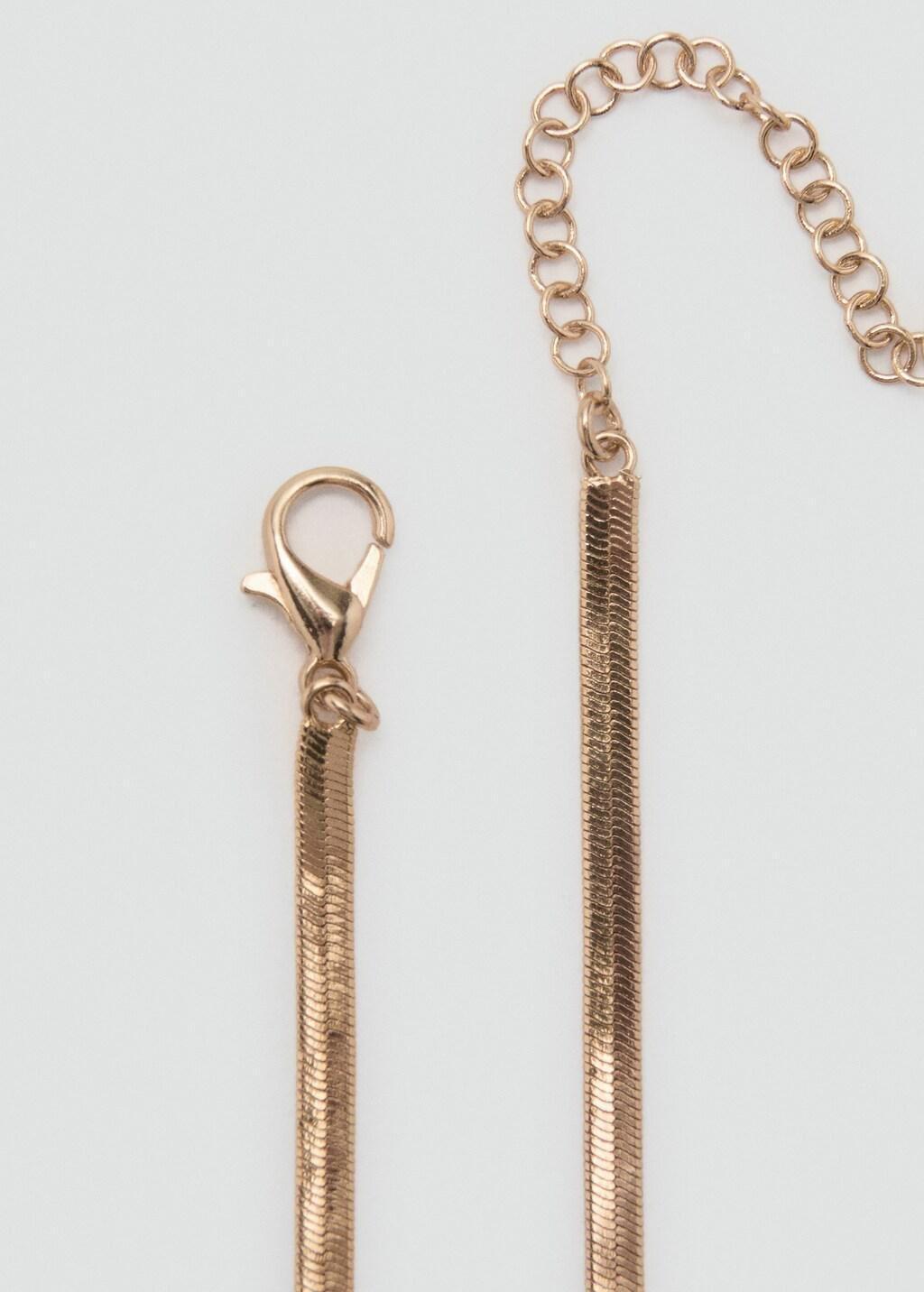 Gold Beaded Chain Belt, Gold, large image number 1