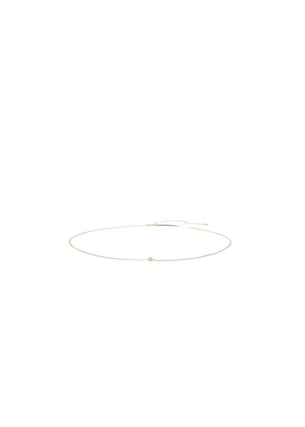 Gold Beaded Chain Belt, Gold, large image number 2