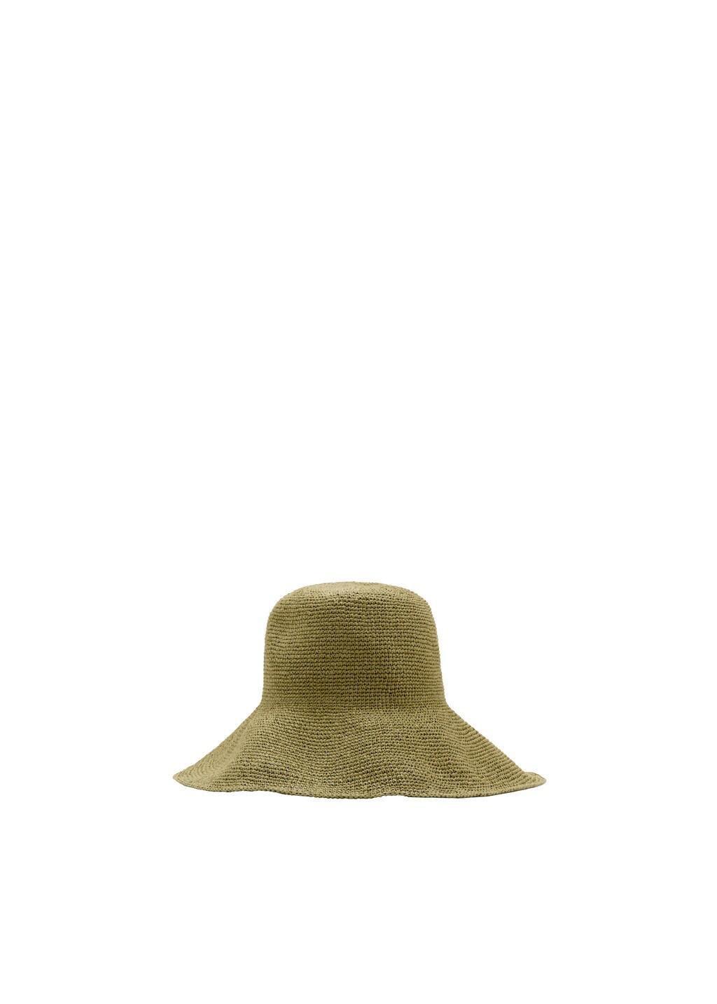 Khaki Natural Fibre Bucket Hat, 0201_37, large image number 2