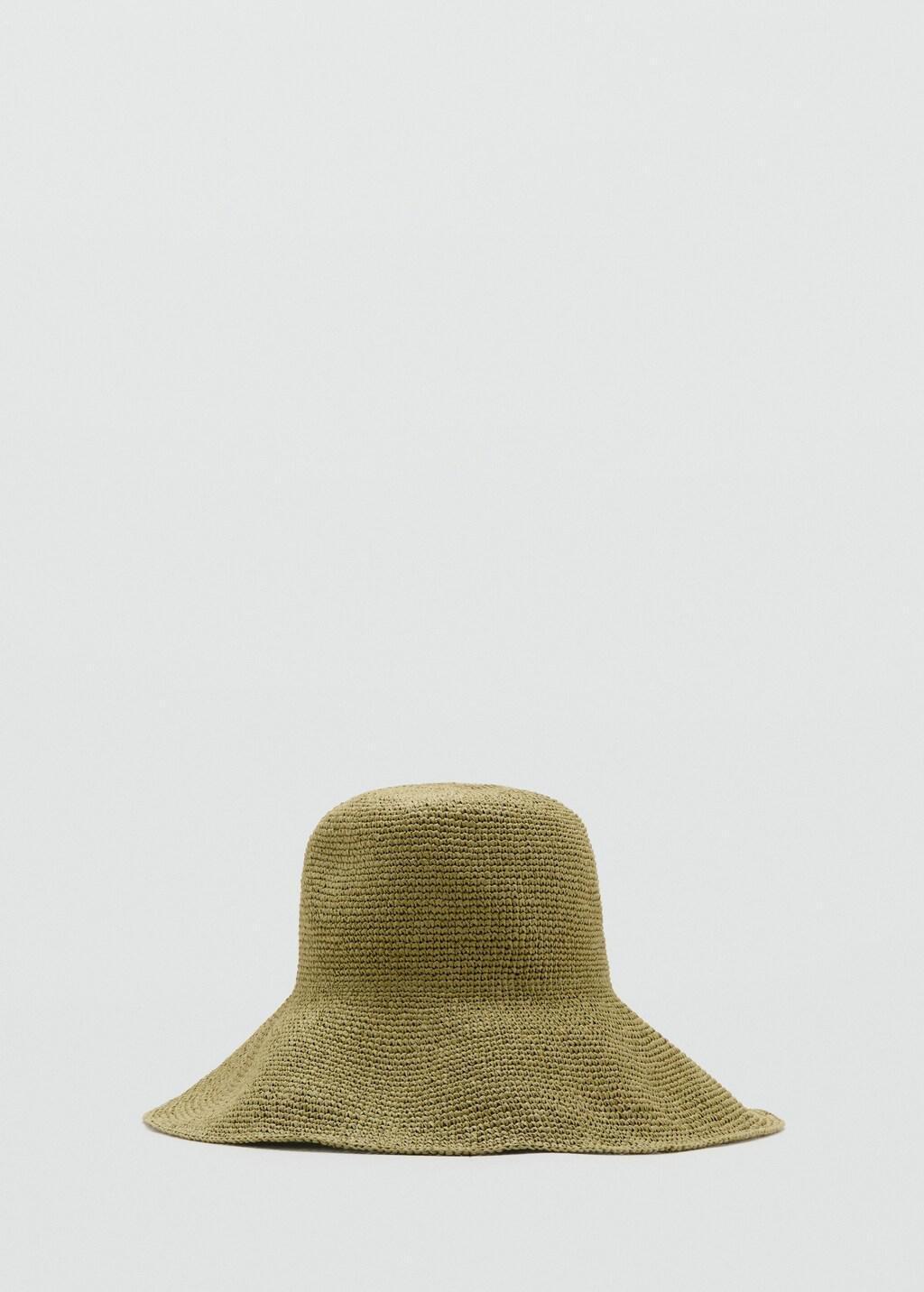 Khaki Natural Fibre Bucket Hat, 0201_37, large image number 3