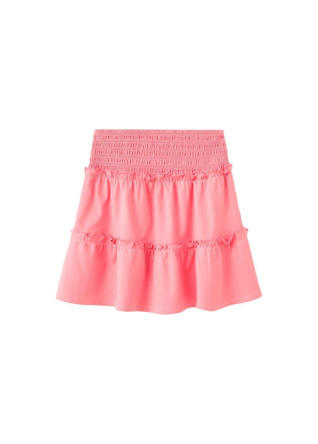 Red Ruffled Short Skirt, Kids Girl, 0201_87, large image number 4