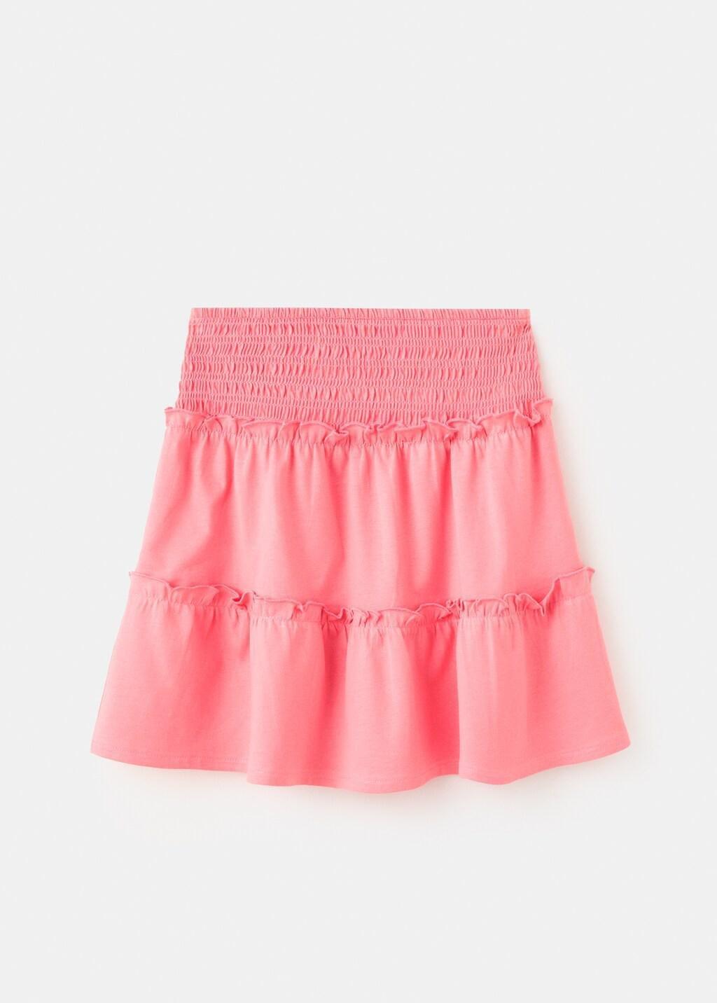 Red Ruffled Short Skirt, Kids Girl, 0201_87, large image number 5