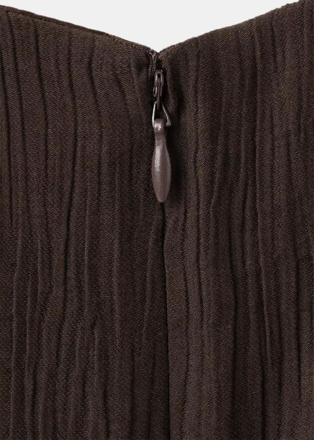 DARK BROWN Halter-neck jumpsuit with belt, 0201_32, large image number 1