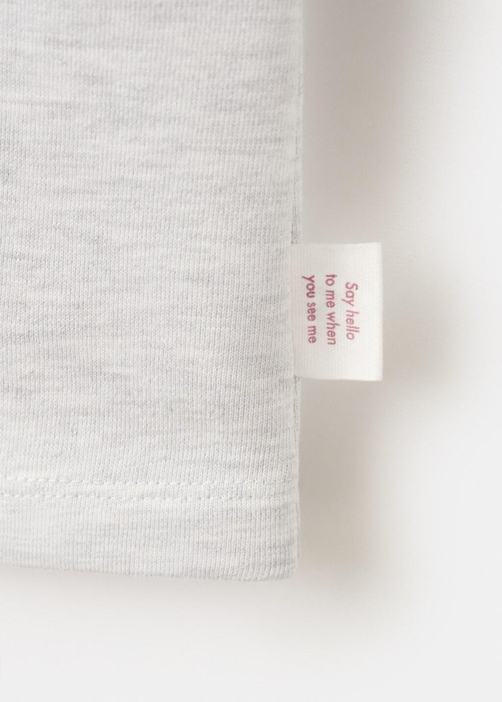 Grey Hello Kitty Sweatshirt Dress, Baby Girls, Light Pastel Grey, large image number 4