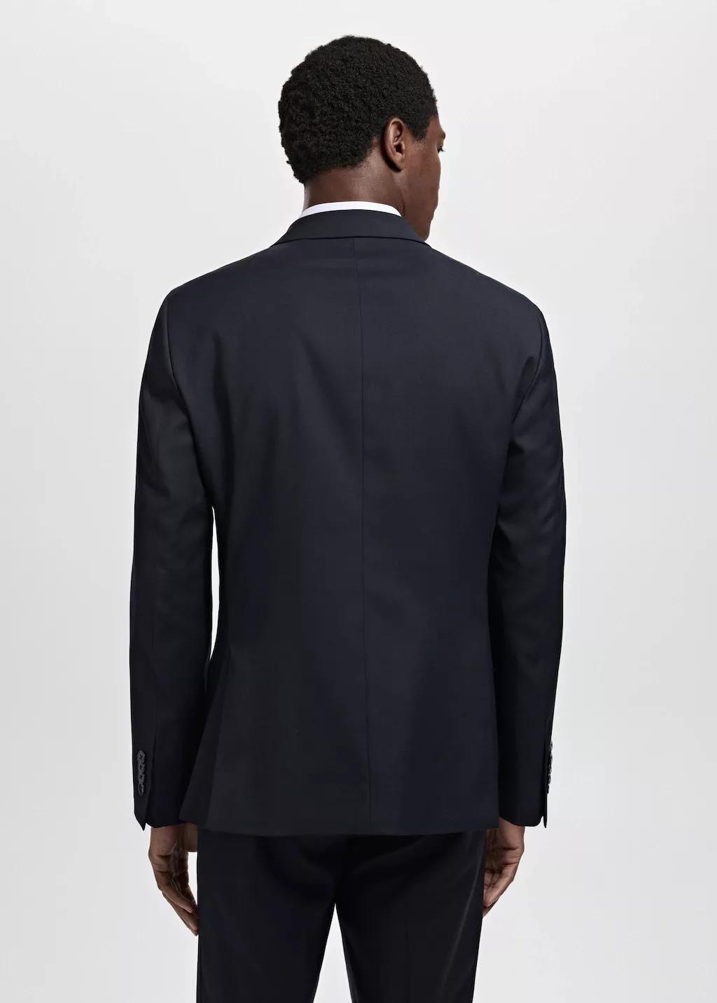 Navy Milan Slim-Fit Suit Jacket, Navy, large image number 2