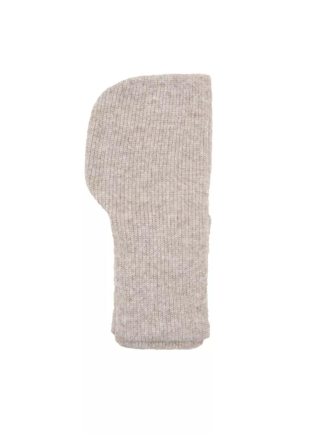 Brown Mixed Knit Scarf, Medium Brown, large image number 2