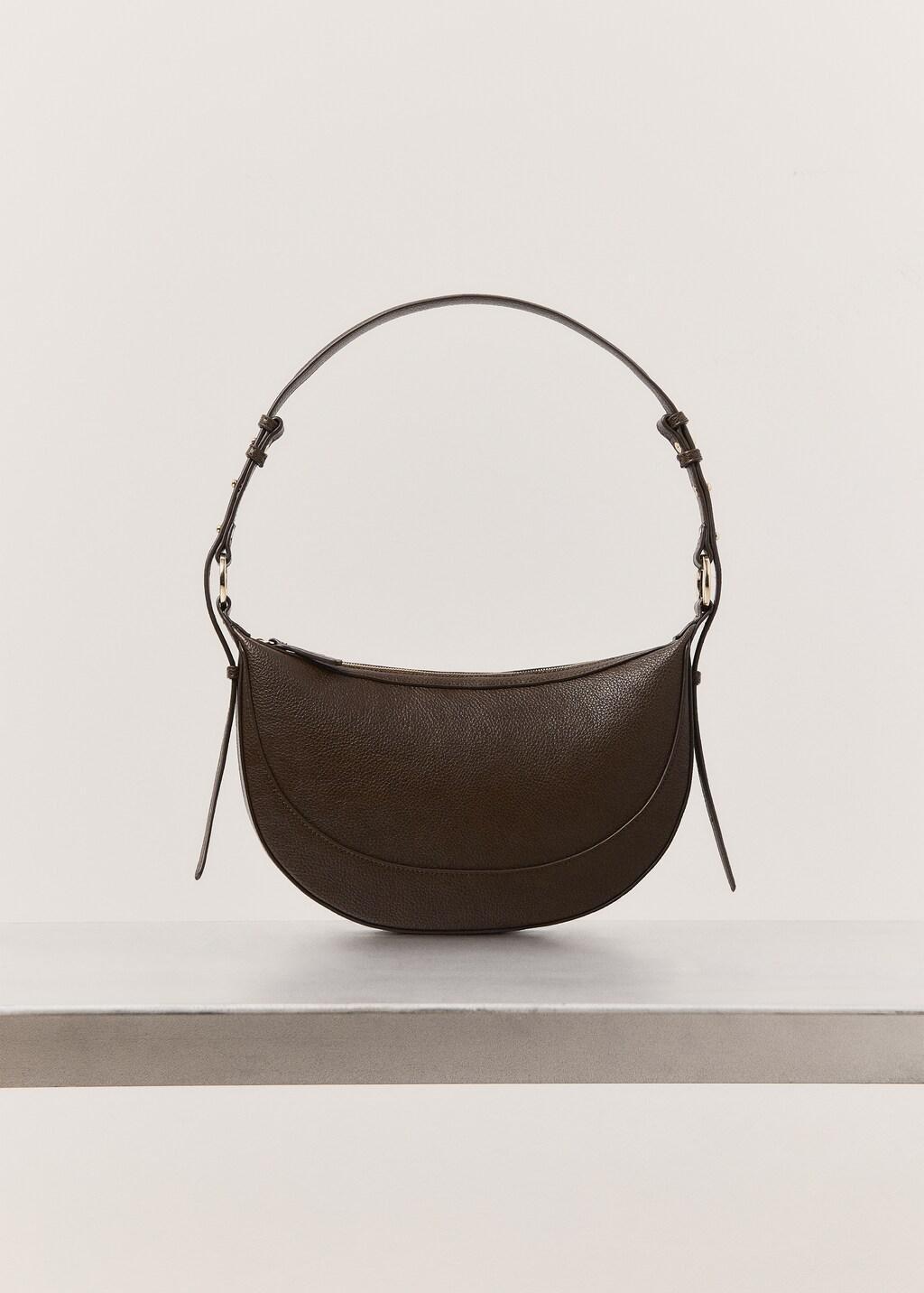 Khaki Oval Shoulder Bag, 0201_37, large image number 0