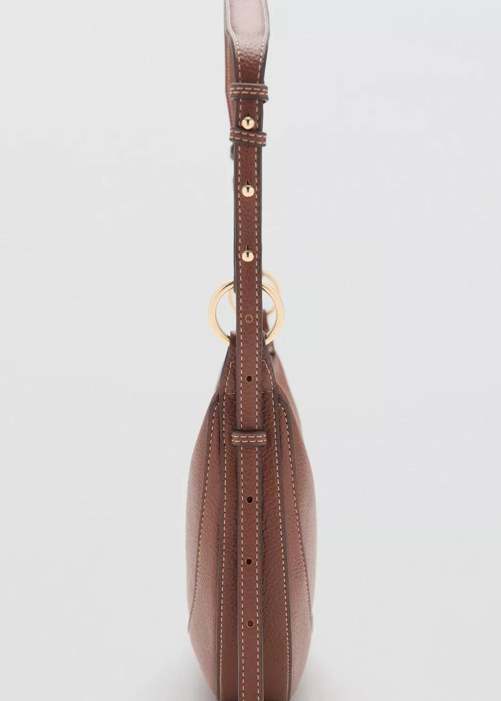 Brown Oval Shoulder Bag, 0201_CU, medium