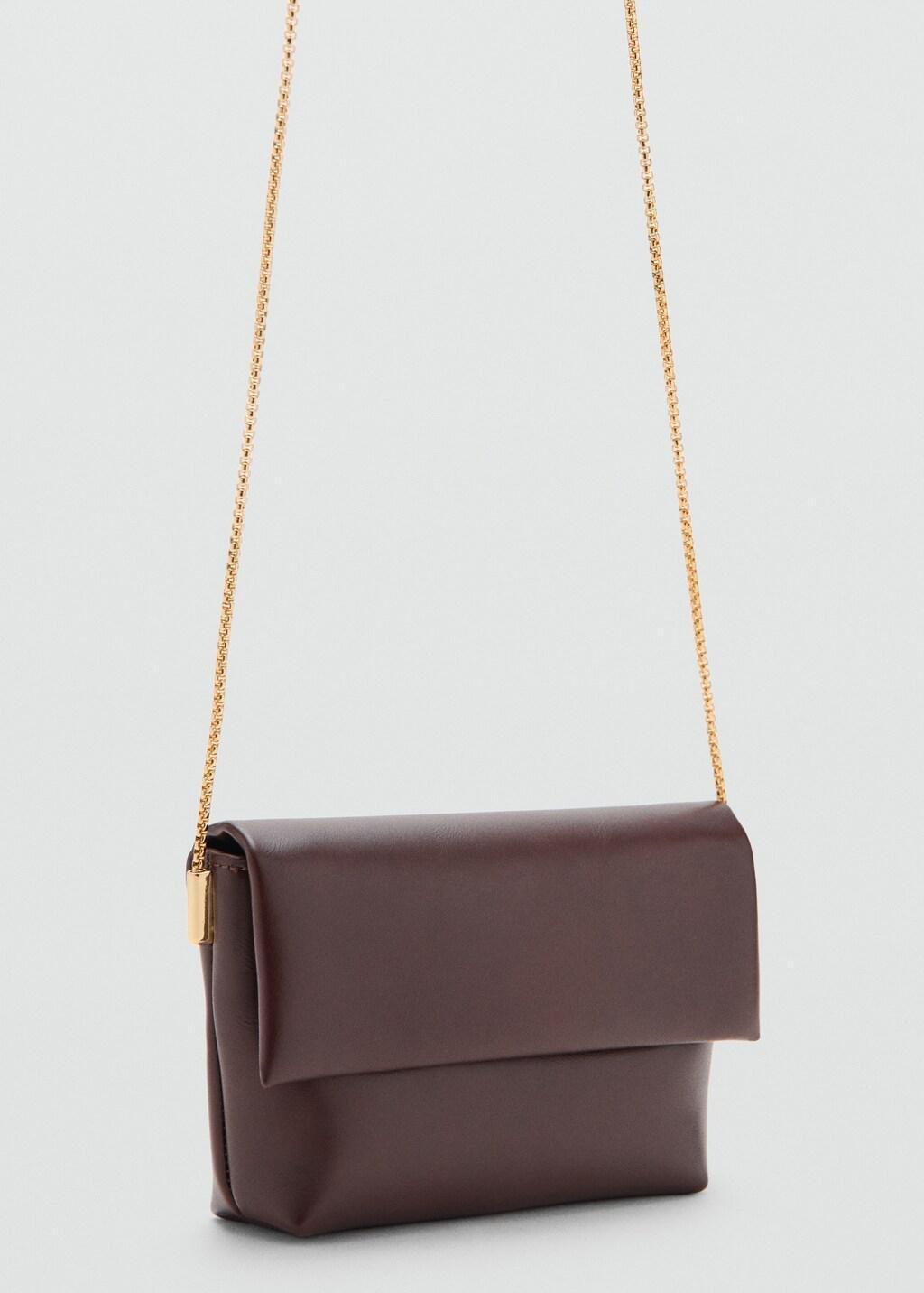 Brown Crossbody Envelope-Style Bag, 0201_32, large image number 4