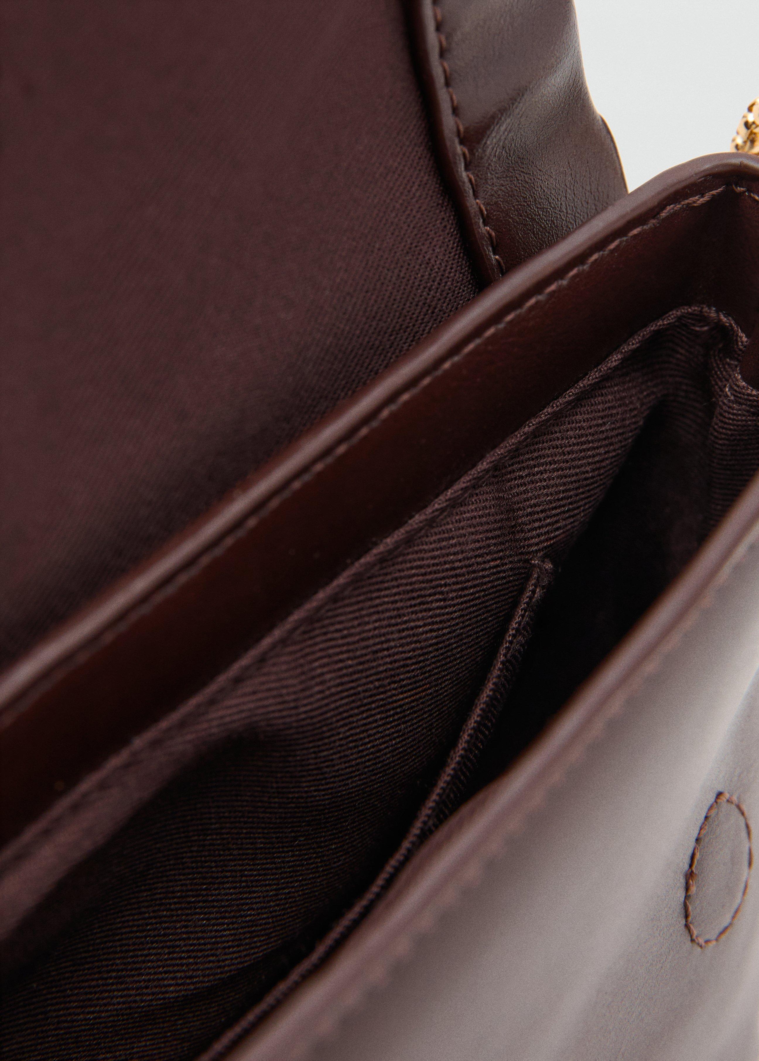 Brown Crossbody Envelope-Style Bag, 0201_32, large image number 5