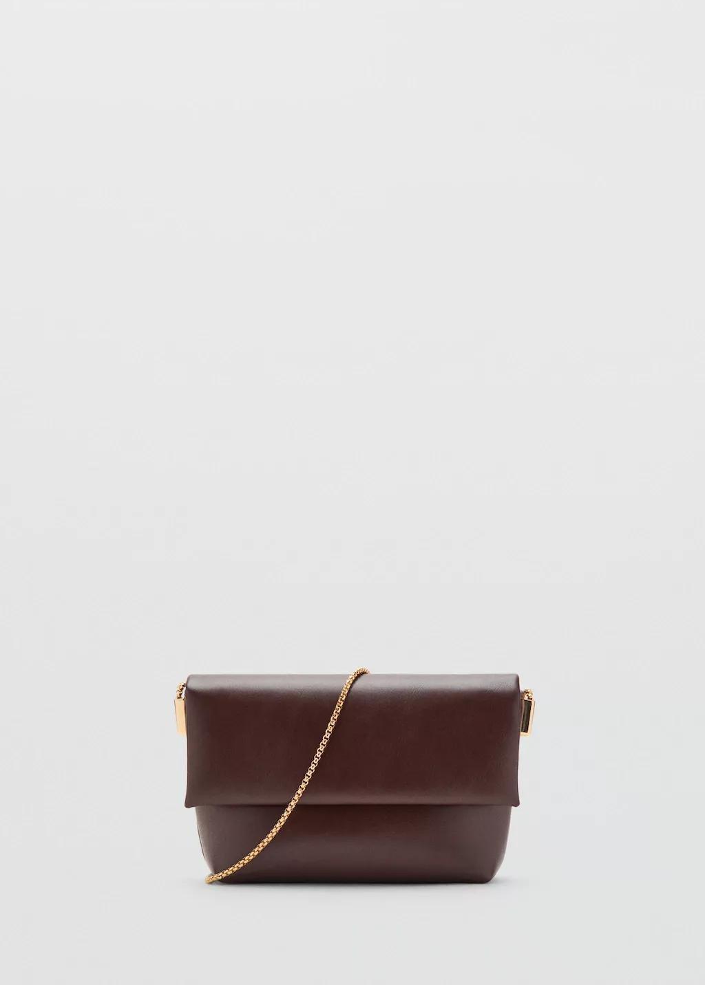 Brown Crossbody Envelope-Style Bag, 0201_32, large image number 8