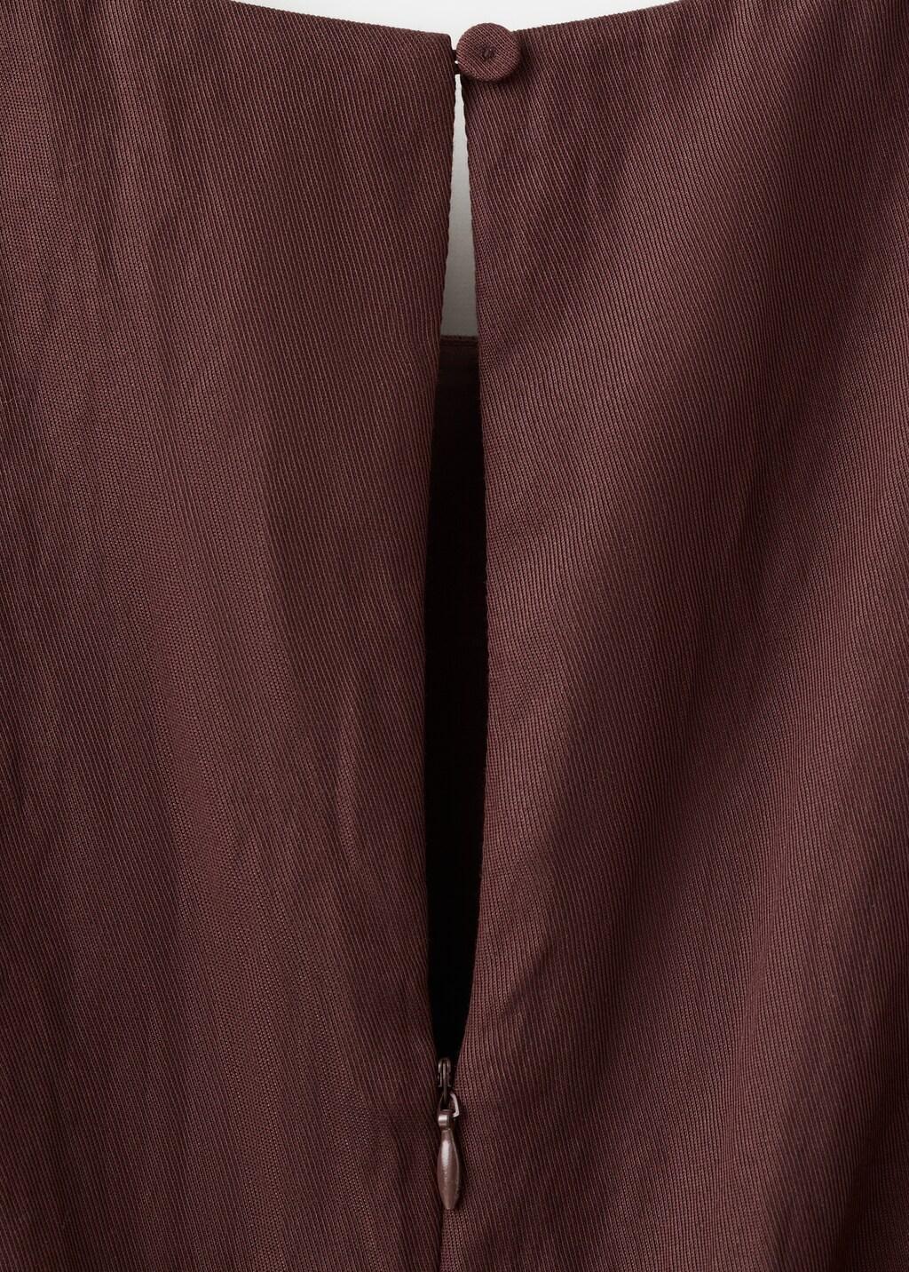Brown Lyocell Jumpsuit With Belt, 0201_30, large image number 5