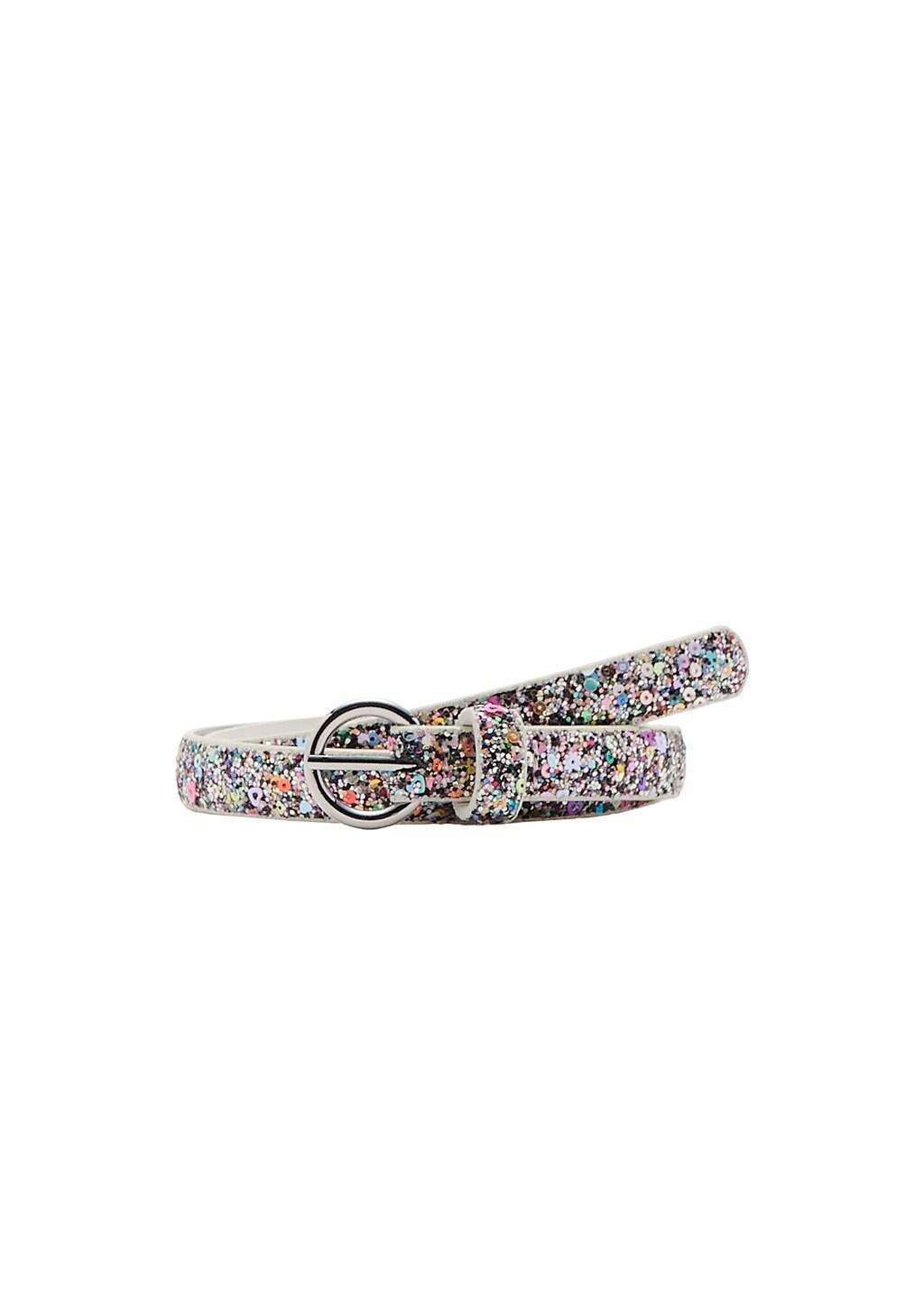 Pink Glitter Belt, Kids Girls, Pink, large image number 2