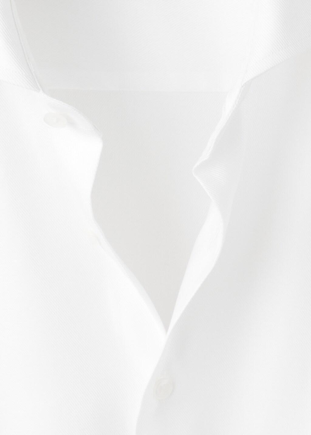 White Regular Fit Cotton Suit Shirt, White, large image number 5