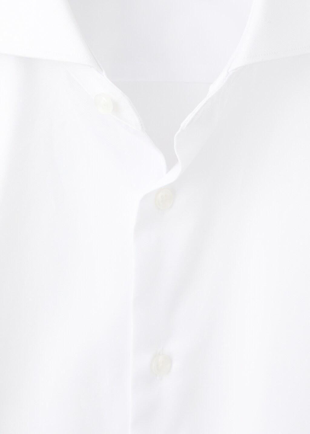 White 100% Cotton Dress Shirt, 0201_01, large image number 1