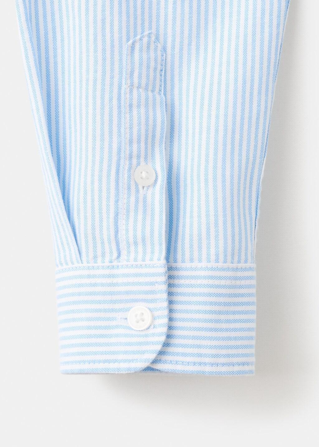 Blue Lt-Pastel Striped Oxford Shirt, Kids Boy, Light-Pastel Blue, large image number 2