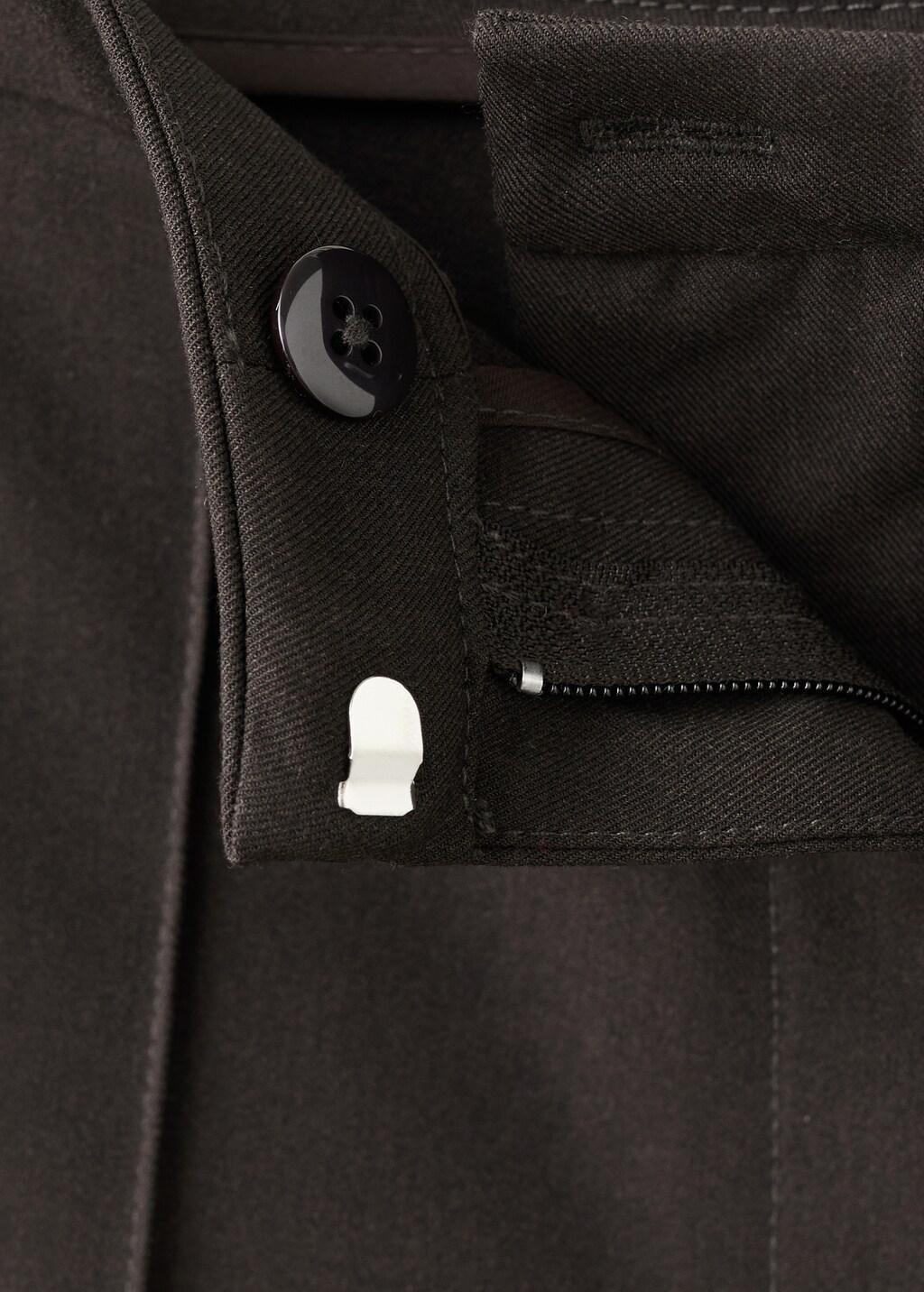 Grey Low-Rise Flared Trousers, Grey, large image number 1