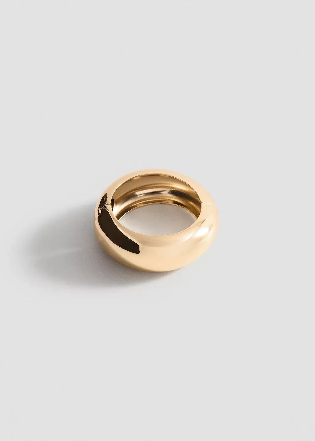 Gold Rigid Volume Bracelet, Gold, large image number 3