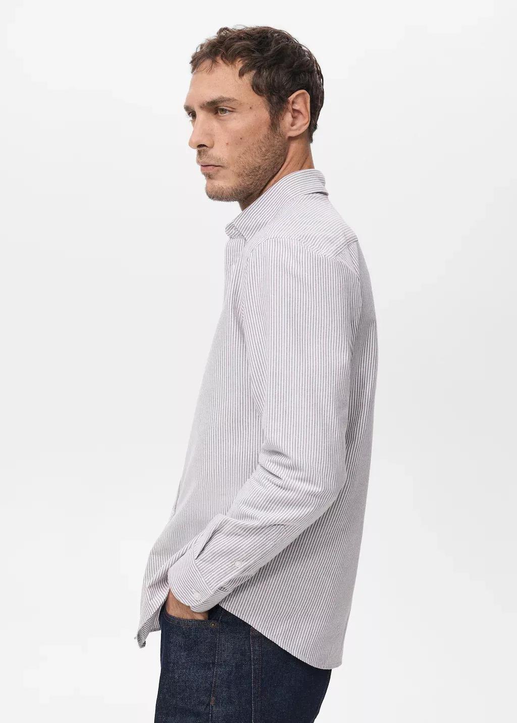 Red 100% Cotton Kodak Striped Shirt, Dark Red, large image number 6